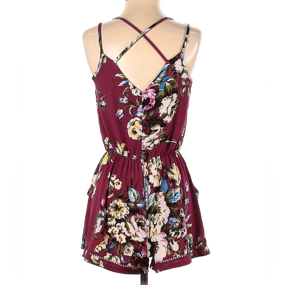 Xhilaration Floral Romper - Picture 2 of 10